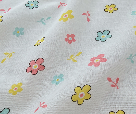 Muslin Swaddle Blanket - Blooming Bliss