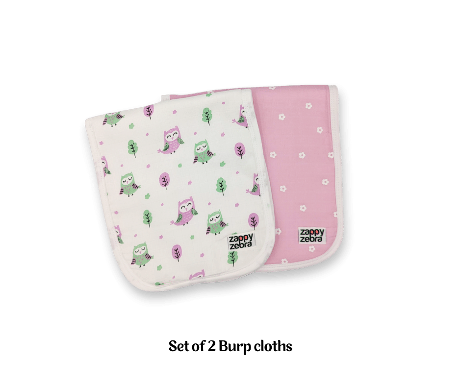 Muslin Burp Cloth (Set of 2) - Lilac