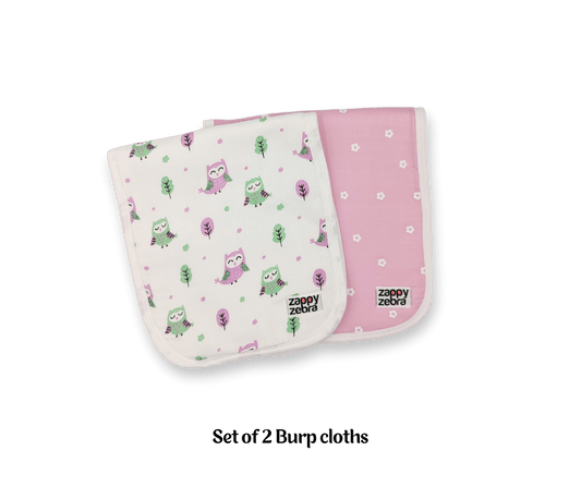 Muslin Burp Cloth (Set of 2) - Lilac