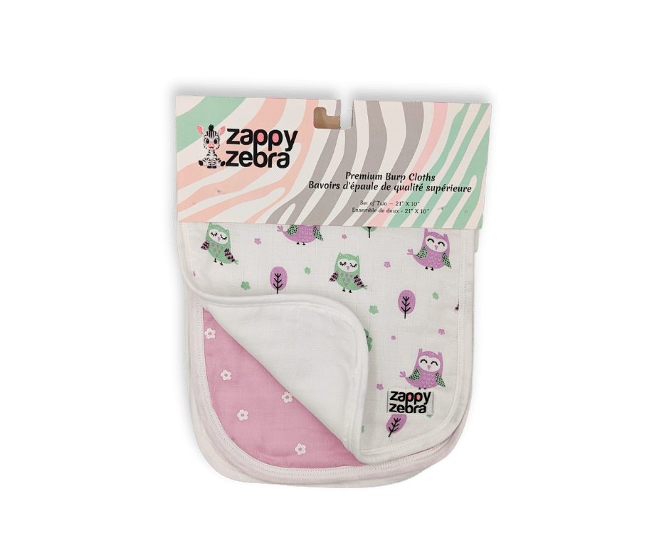 Muslin Burp Cloth (Set of 2) - Lilac
