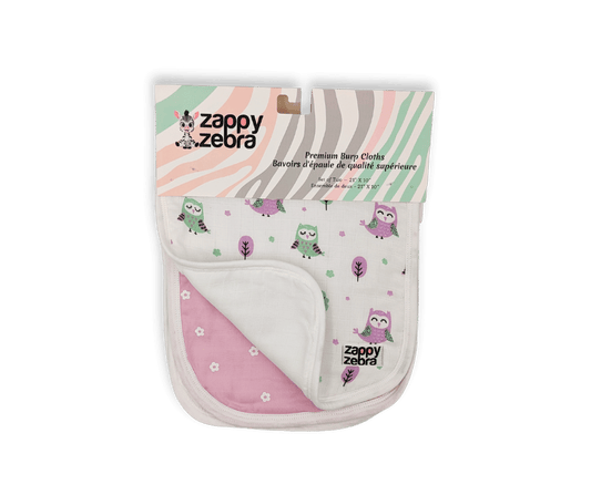 Muslin Burp Cloth (Set of 2) - Lilac