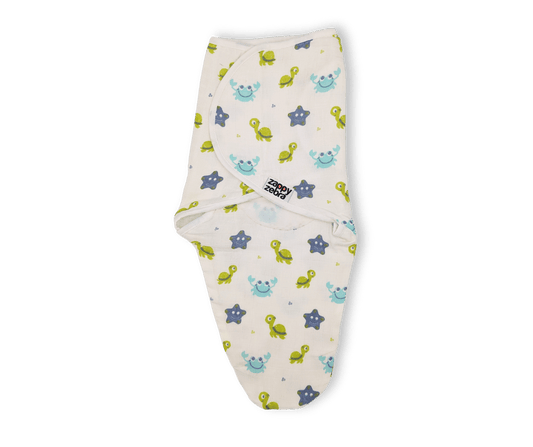 Muslin Cocoon (Quick Swaddle) - Sea Turtles