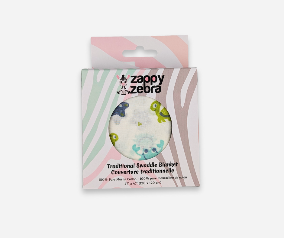 Muslin Swaddle Blanket - Sea Turtles