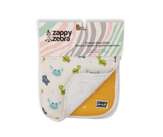 Muslin Burp Cloth (Set of 2) - Yellow