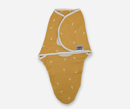 Muslin Cocoon (Quick Swaddle) - Yellow Ochre