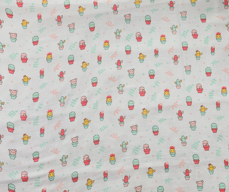 Muslin Swaddle Blanket - Desert Blooms