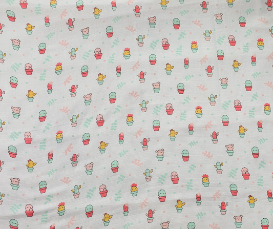 Muslin Swaddle Blanket - Desert Blooms