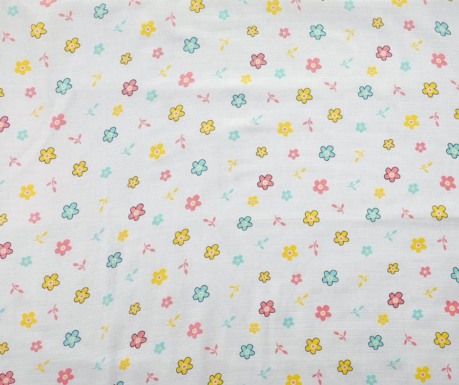 Muslin Swaddle Blanket - Blooming Bliss