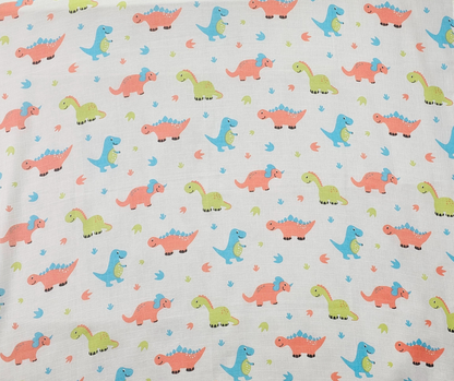 Muslin Swaddle Blanket - Dino Dreams