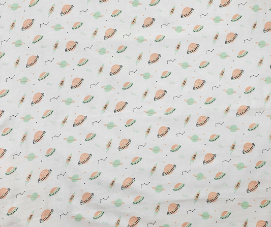 Muslin Swaddle Blanket - Space Snuggle