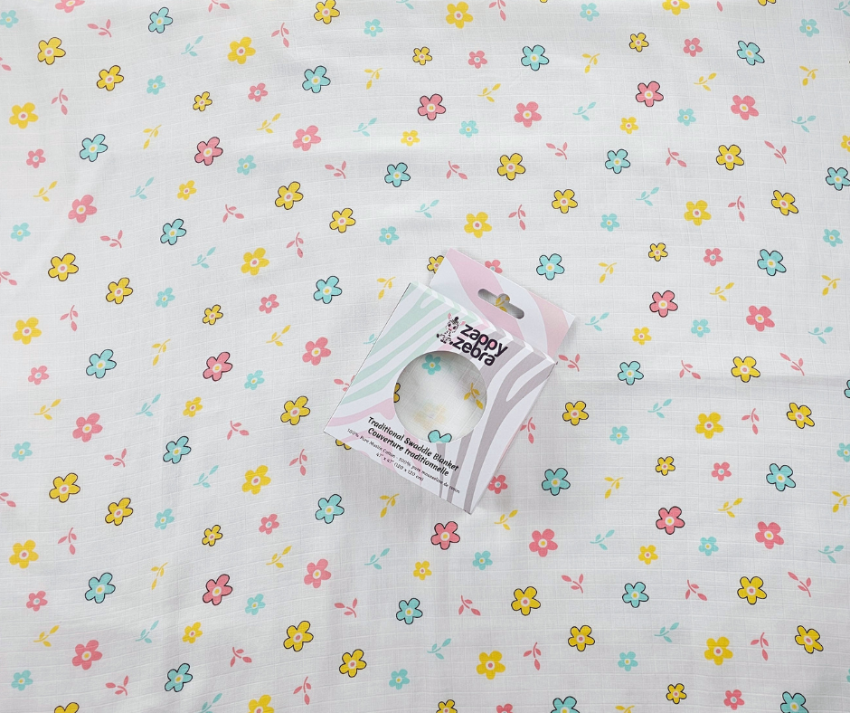 Muslin Swaddle Blanket - Blooming Bliss