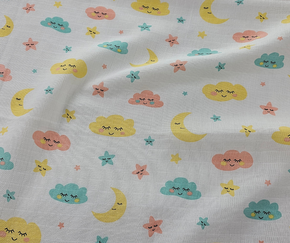 Muslin Swaddle Blanket - Cloud Kiss