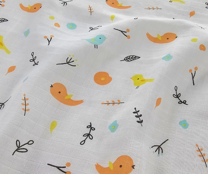 Muslin Swaddle Blanket - Birdie Hug