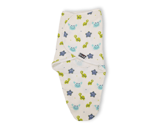 Muslin Cocoon (Quick Swaddle) - Sea Turtles